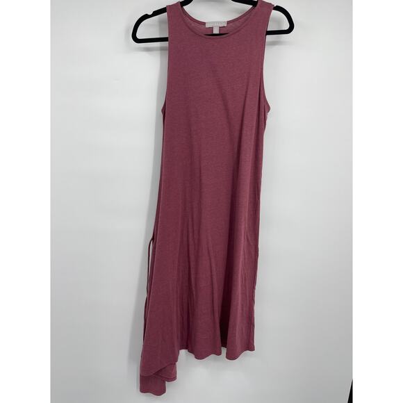 Chelsea28 Womens Purple Pink Asymmetrical Tank Dress Sleeveless Midi Size XS - Picture 11 of 12